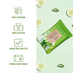 Load image into Gallery viewer, Lieve Care Aloe Vera Cucumber Facial Wipes for gentle and refreshing skin cleansing