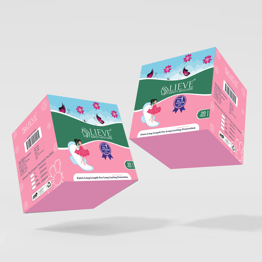Lieve Care Ultra-Thin Sanitary Pads for Long Lasting Protection