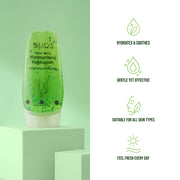 Lieve Care Aloe Vera Face Wash in a green bottle for hydrating and soothing skin, suitable for all skin types