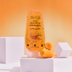Lieve Care Ubtan face wash for acne designed for glowing skin with natural ingredients