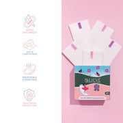 Lieve Care ultra-thin sanitary pads in a pack featuring leak-proof design and soft, comfortable material
